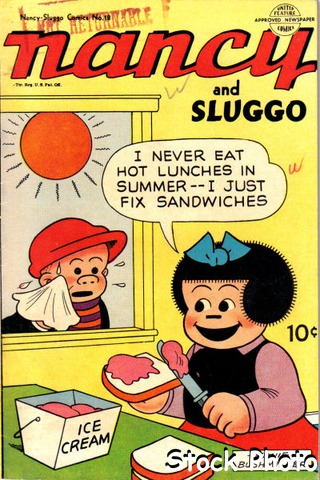 Nancy-Sluggo #18 © 1951 United Feature Comics